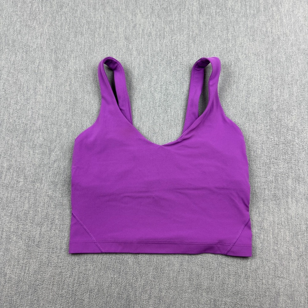 Lululemon Tank Top Womens 4 Purple Align Light Support Stretch Active Gym Yoga